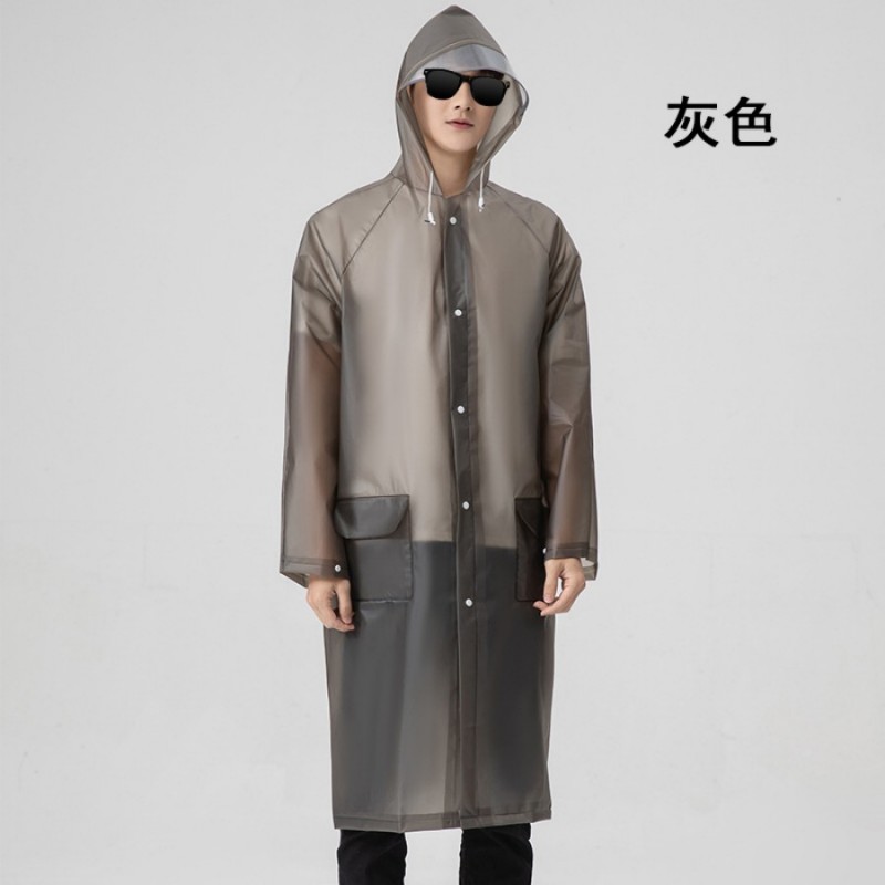 铁迅户外休闲雨衣 I130 套 灰色 L