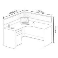 鑫金虎 办公家具屏风工位现代简约职员办公桌员工桌员工位职员位工作位电脑桌