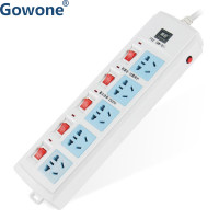 购旺(Gowone)F02 防雷过载 5位3米独立开关插座排插插排插线板接线板