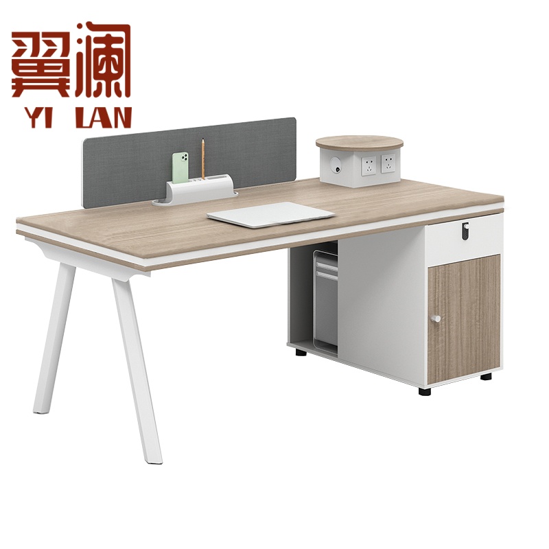 翼澜职员桌单人位张高清大图