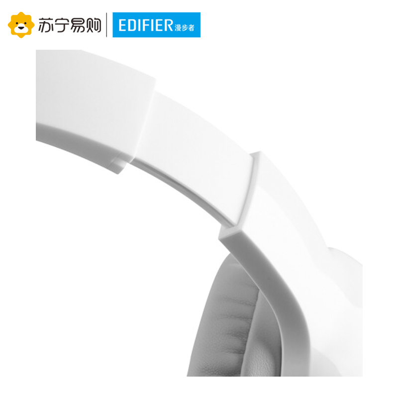 Edifier/漫步者 K815台式电脑笔记本耳机头戴式电竞游戏吃鸡听声辩位耳麦带话筒麦克风有线英语四级听力专用 白色