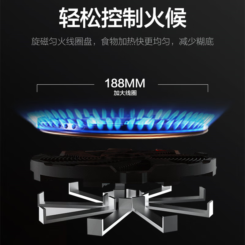 美的(Midea)家用电磁炉大火力隐藏风机4D防水恒匀火智能火锅2200W猛火电磁灶 MC-CCL2203高清大图