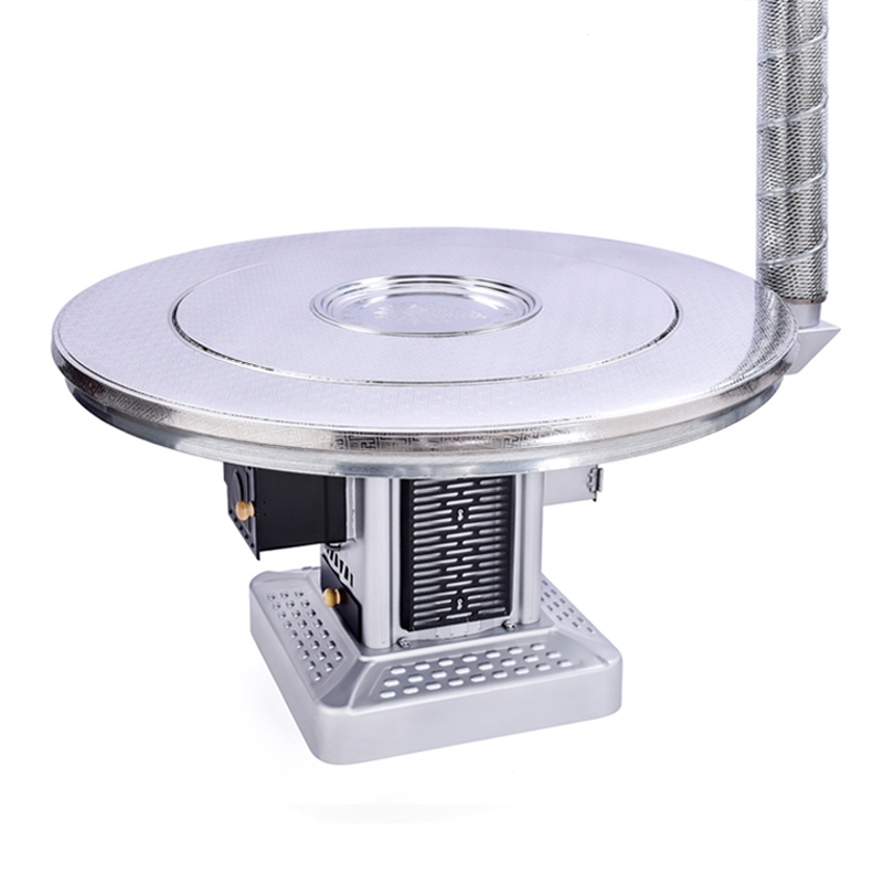 闪电客加厚气化炉家用农村取暖炉室内回风炉子烤火炉灶烧柴煤两用柴火