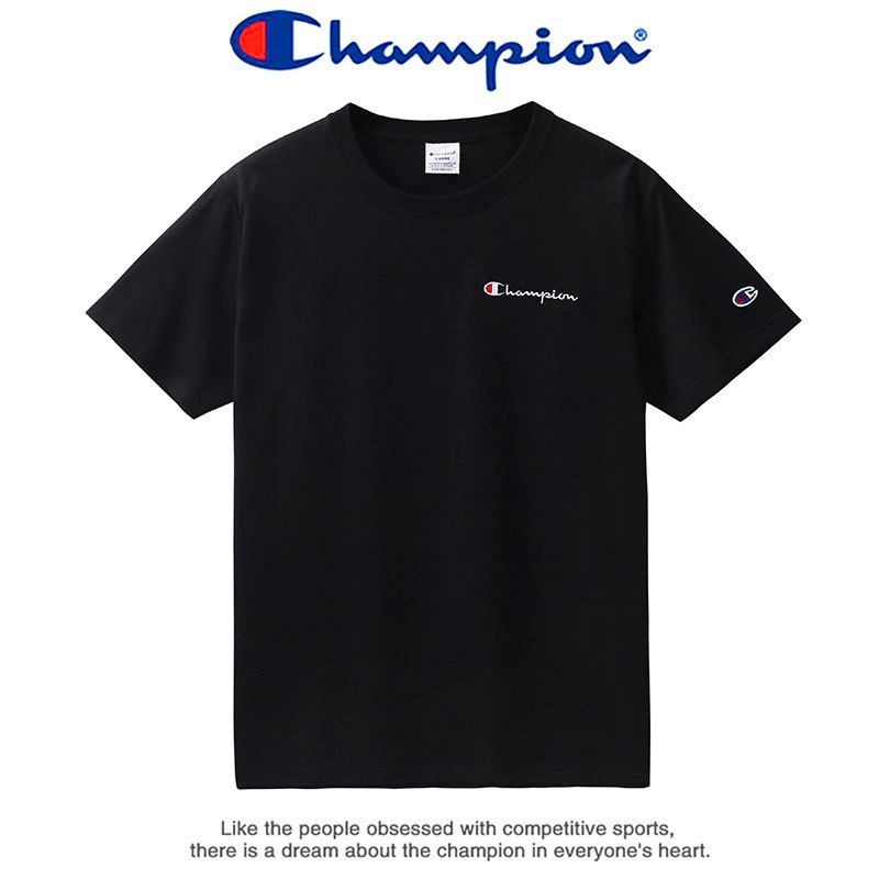 Champion 潮牌冠军男士圆领短袖运动T恤女宽松圆领情侣时尚百搭短T GT19-Y06819