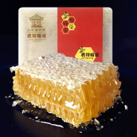 【中华特色】泰安馆 君祥 蜂巢蜜 450g 山花 蜂窝蜜 嚼着吃的蜂蜜 华东