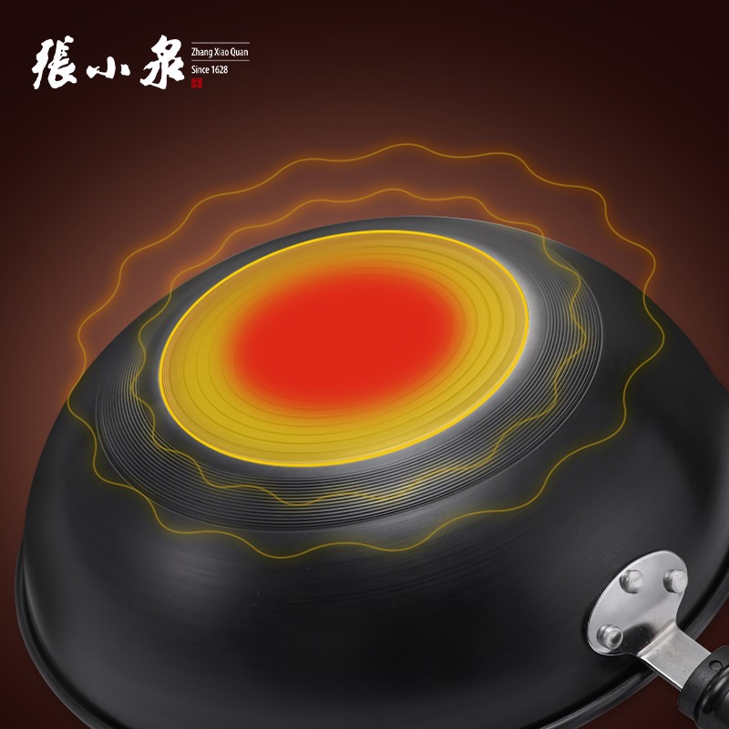 张小泉 东坡家黑金铁锅 内径32MM C30620100高清大图