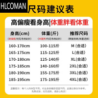 HLCOMAN外套男士装2023年新款潮流衣服男装青年加绒夹克上衣服