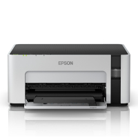 EPSON爱普生M1108黑白墨仓式打印机学生作业家用办公医院医疗处方喷墨不干胶合格证财务凭M1128无线墨仓式 官方标配