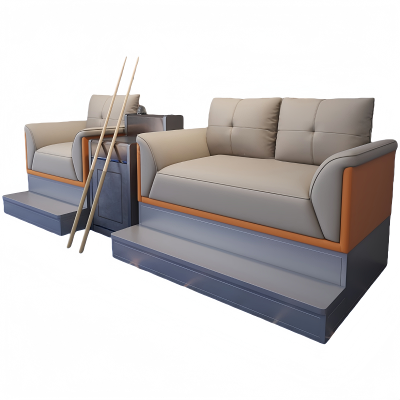 豫龙都 台球沙发 1+2+茶几 套高清大图