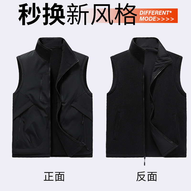 仙马王子 双面加绒马甲 XMWZ-061 件高清大图