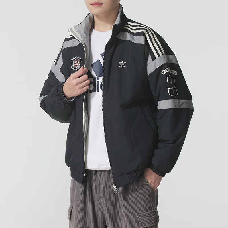 阿迪达斯 (adidas)男装棉服新款运动时尚潮流休闲保暖棉衣外套JY8303 ZP高清大图