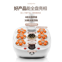 皇威 足浴盆H-6088土黄色 全自动按摩洗脚盆电动加热按摩器材熏蒸加热泡脚桶送礼家用足浴远程遥控 性价比高