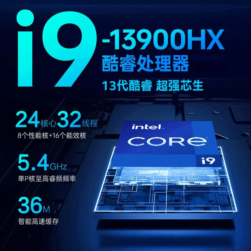 雷神(ThundeRobot)猎刃16 16英寸电竞游戏笔记本电脑(酷睿24核i9-13900HX 16G 1T RTX5060 2.5K 300Hz)高清大图