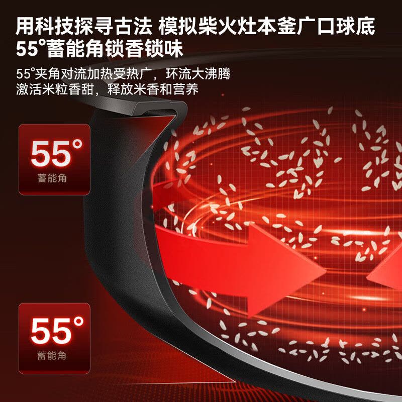 苏泊尔SF40HC0907远红外本釜IH电饭煲图片