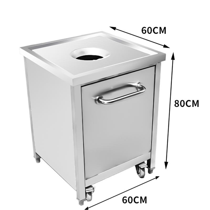 怡卓欧餐盘收餐车60*60*80cm个高清大图