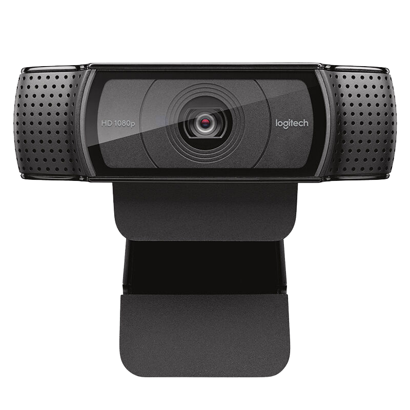Logitech 罗技-高清网络摄像头 内置麦克风C920E 黑色