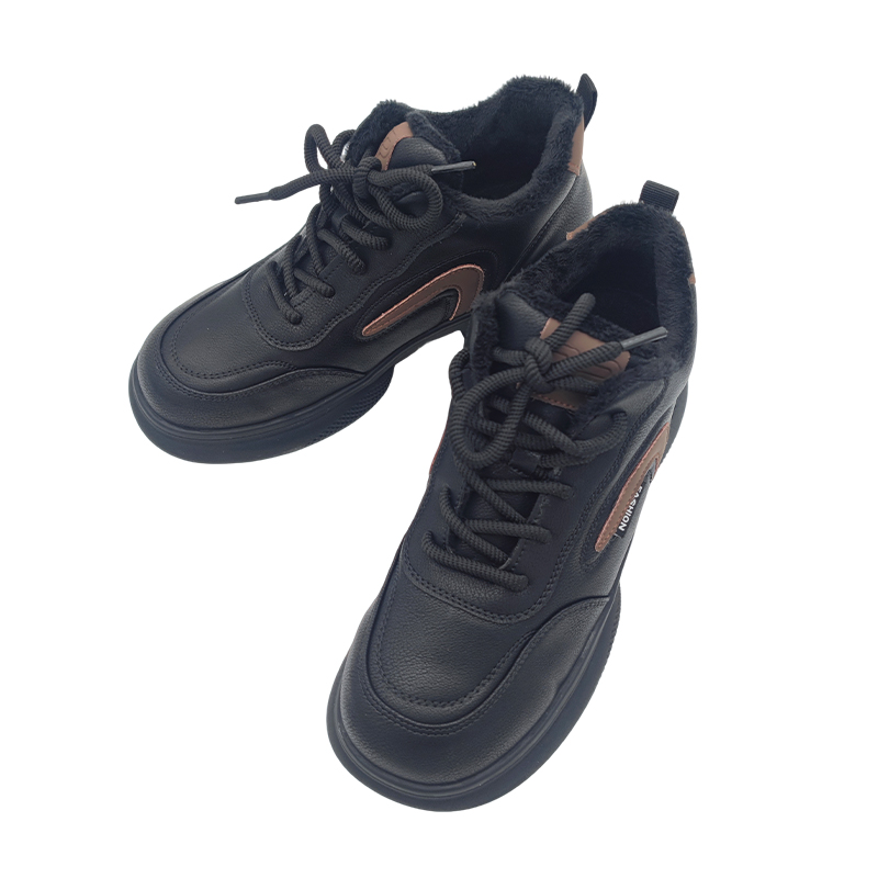 利可莉 轻便休闲加绒女鞋 黑色加绒35-41 双高清大图