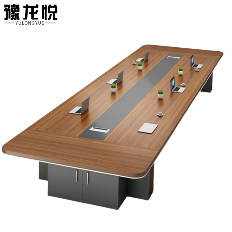 豫龙悦会议桌长桌高清大图