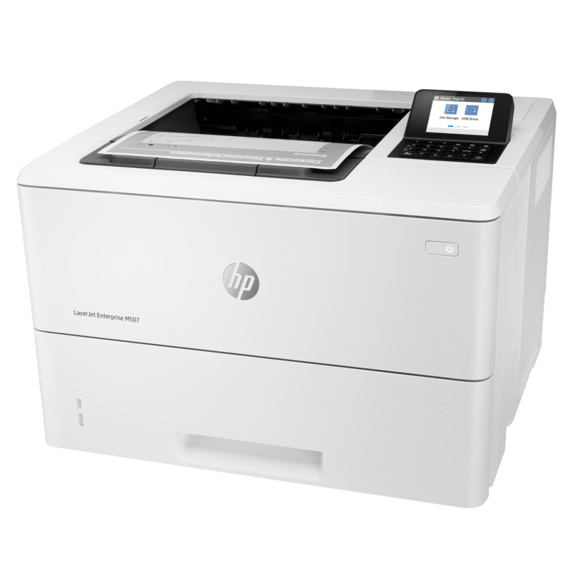 惠普(HP) LaserJet Enterprise M507dn 黑白激光打印机 有线网络 双面打印高清大图