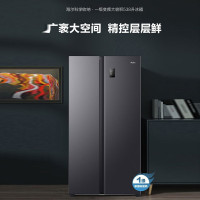海尔(Haier)538升对开门嵌入冰箱 一级双变频节能 精控多路送风 智+魔方视窗 BCD-538WGHSSEDB9