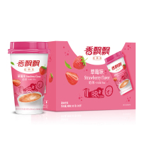 香飘飘奶茶 草莓味30杯整箱早餐杯装奶茶下午茶冲饮品