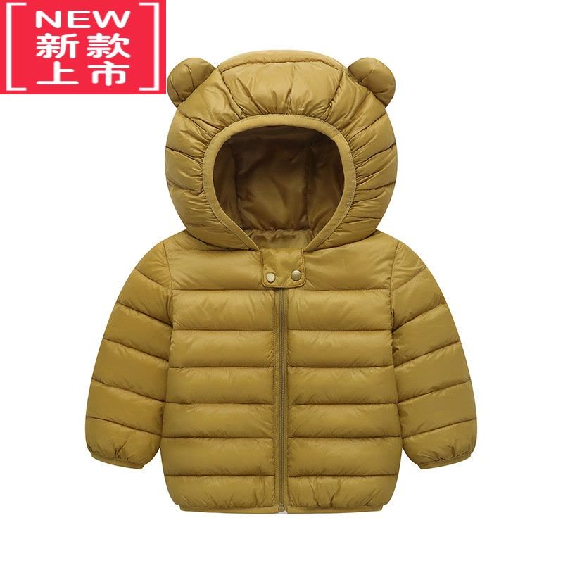 可莉允儿童轻薄羽绒棉服2022新款洋气1-5岁男童秋冬装外套小童保暖宝宝图片