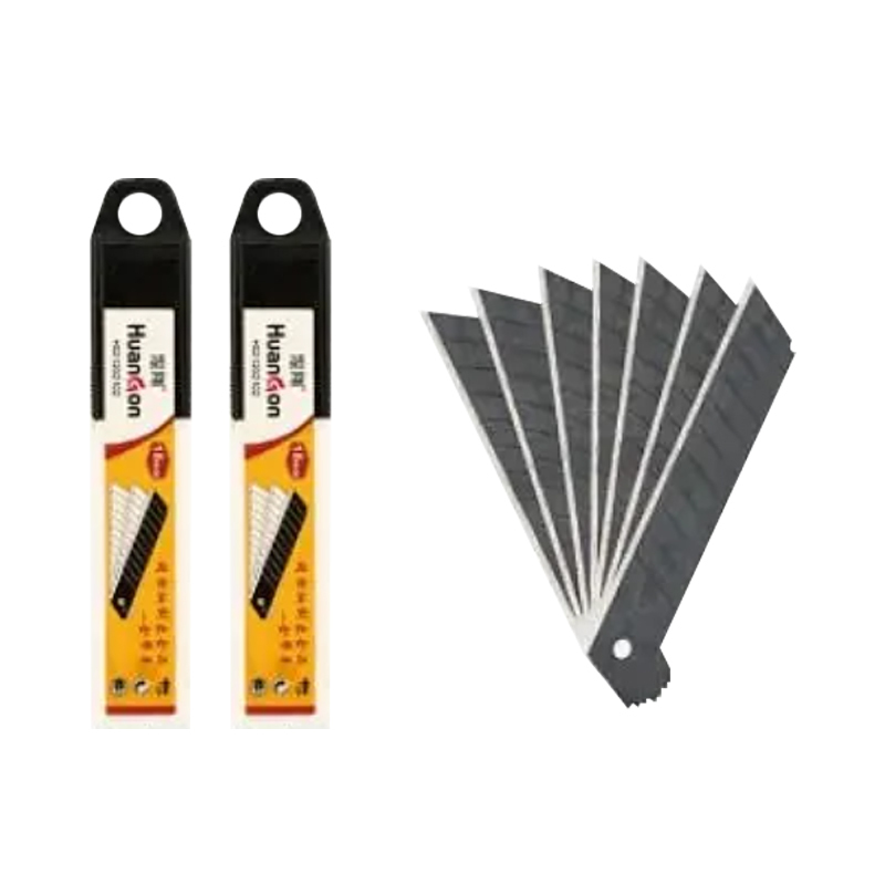 煌刚(HuanGon)美工刀片坚硬不崩刃采用先进高硬度合金钢断口平整优质模刻线使得刀片折断平整