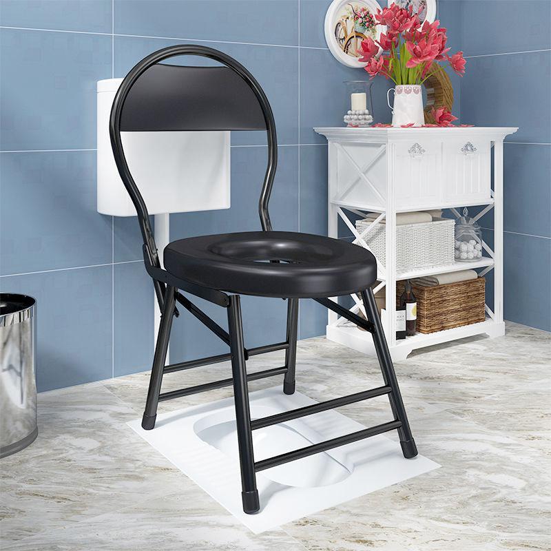 可折叠坐便椅老年人孕妇坐便凳移动马桶残疾便椅蹲便器大折椅便盆