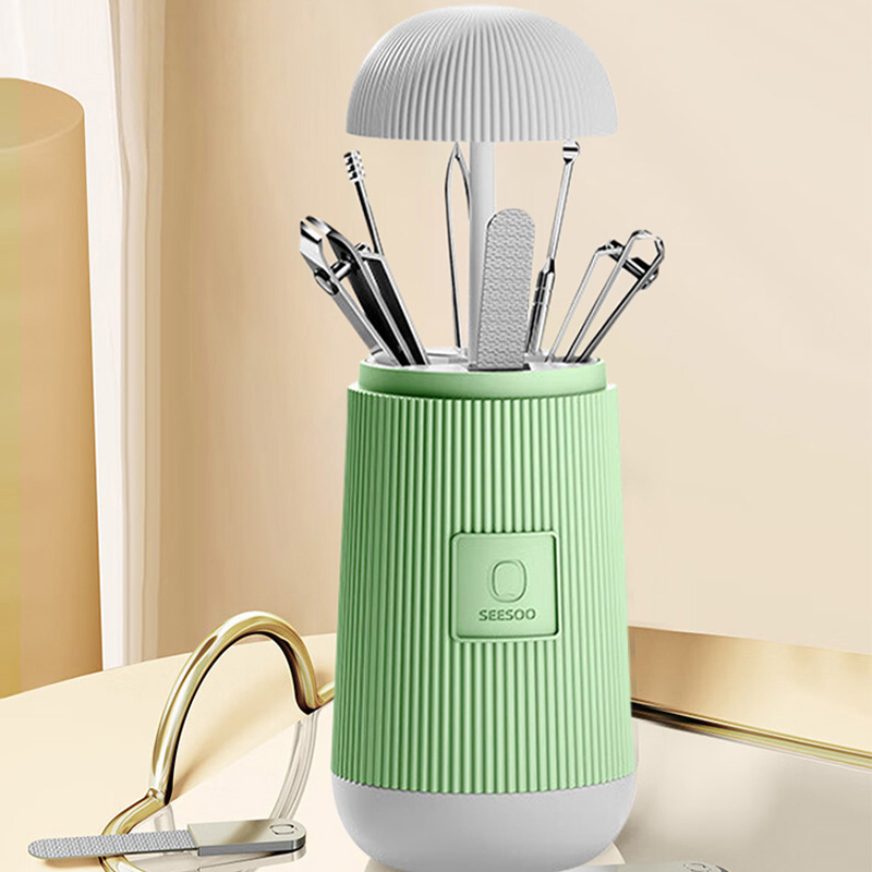 七素指甲刀套装六件套炫彩小魔伞系列Q1A377412(颜色随机)高清大图