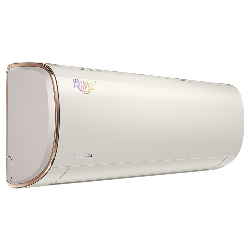 美的大1匹空调kfr-26gw/bp3dn8y-pg100(1) 浅杏色 冷静星ii系列