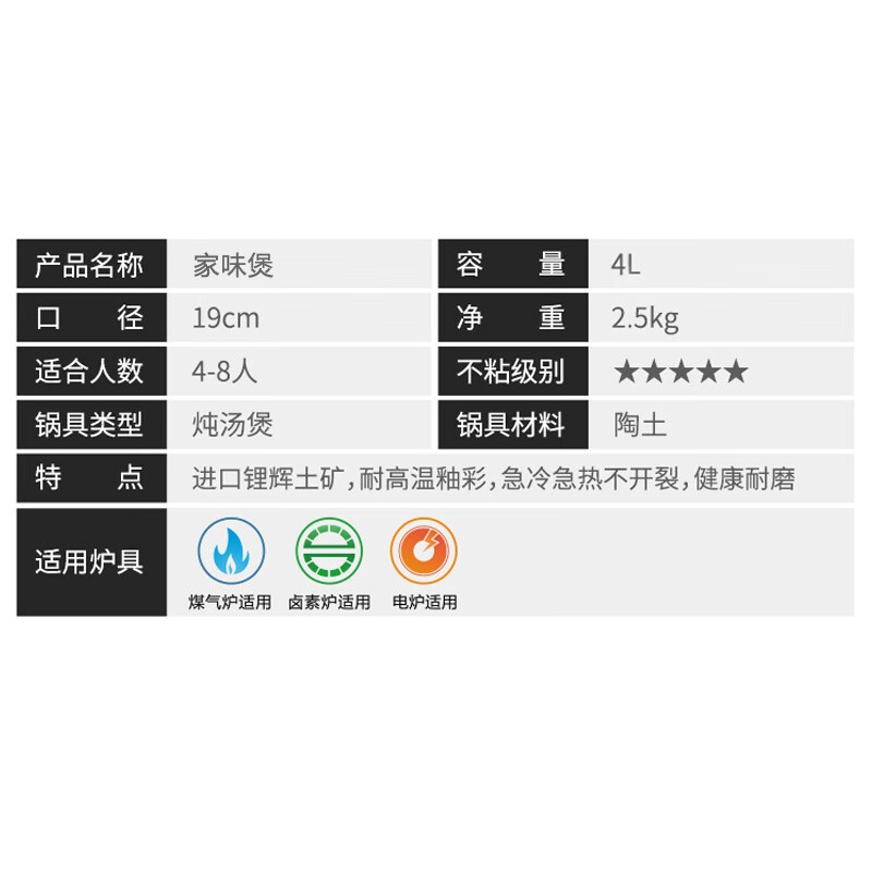 炊大皇家味煲 4L TCX3852高清大图