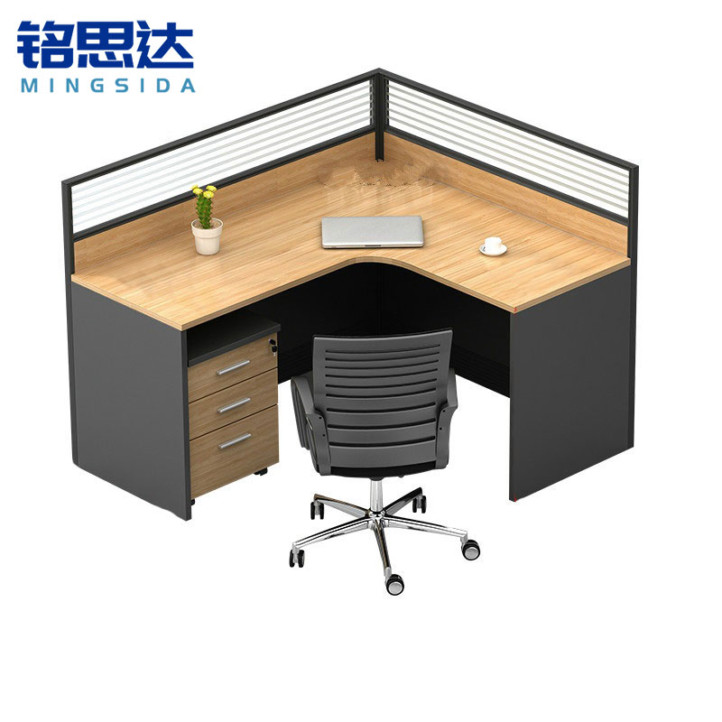 铭思达屏风工位办公桌单人位套