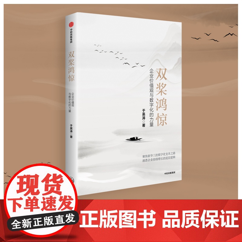 双桨鸿惊 企业价值观与数字化的力量 于英涛著 新华三数字变革之路 企业持续增长的底层逻辑 管理高清大图