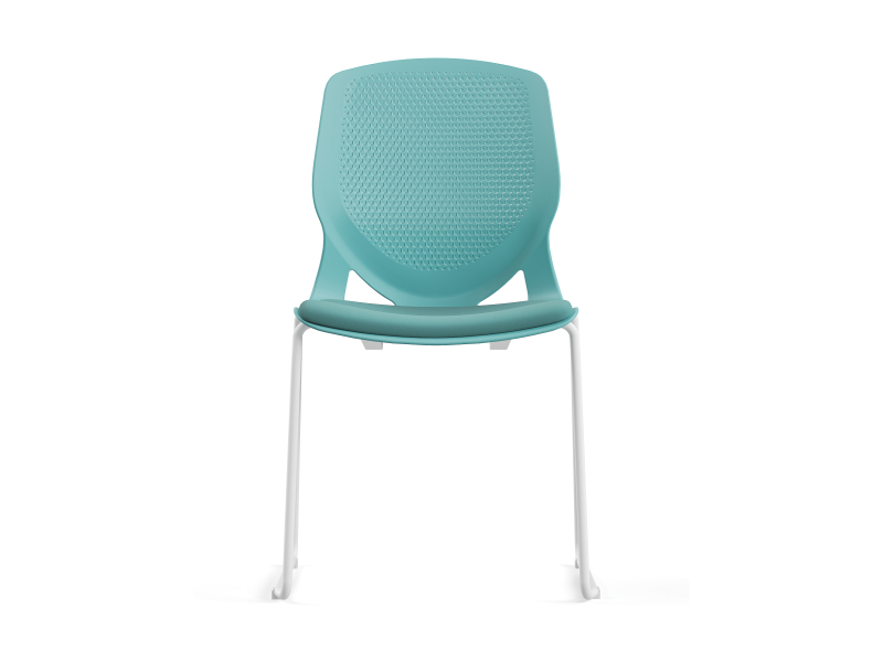 德诚和(DCH)简约时尚培训椅弓形洽谈椅会议椅F001弓形椅 坐垫款高清大图