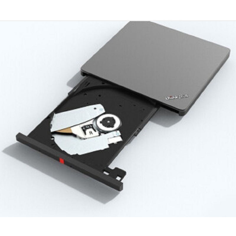 联想(Lenovo)8倍速 USB2.0 外置光驱 DVD刻录机 移动光驱 黑色 TX800