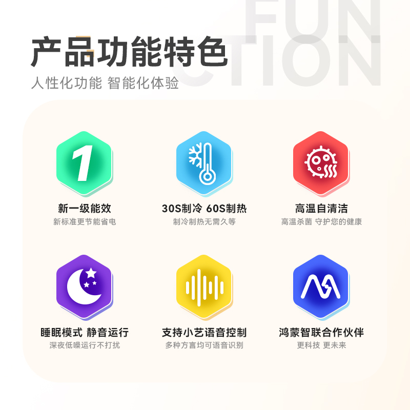 MEIPONT 空调支持鸿蒙智联1.5匹 一级能效变频智能自清洁冷暖壁挂式空调MAC35V1Y1HR