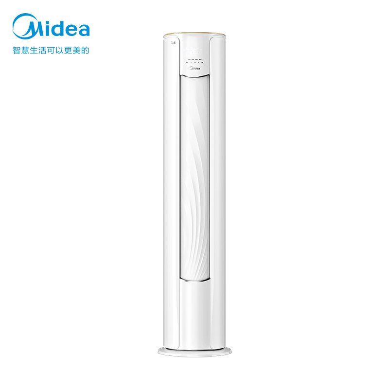 美的(Midea)KFR-72LW/N8MJC3 大3匹 新能效变频冷暖 圆柱立式柜机空调