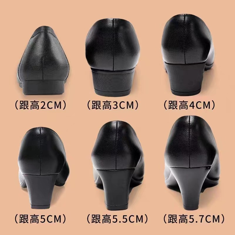 惠铁耐油牛皮工装女士皮鞋 CR 双