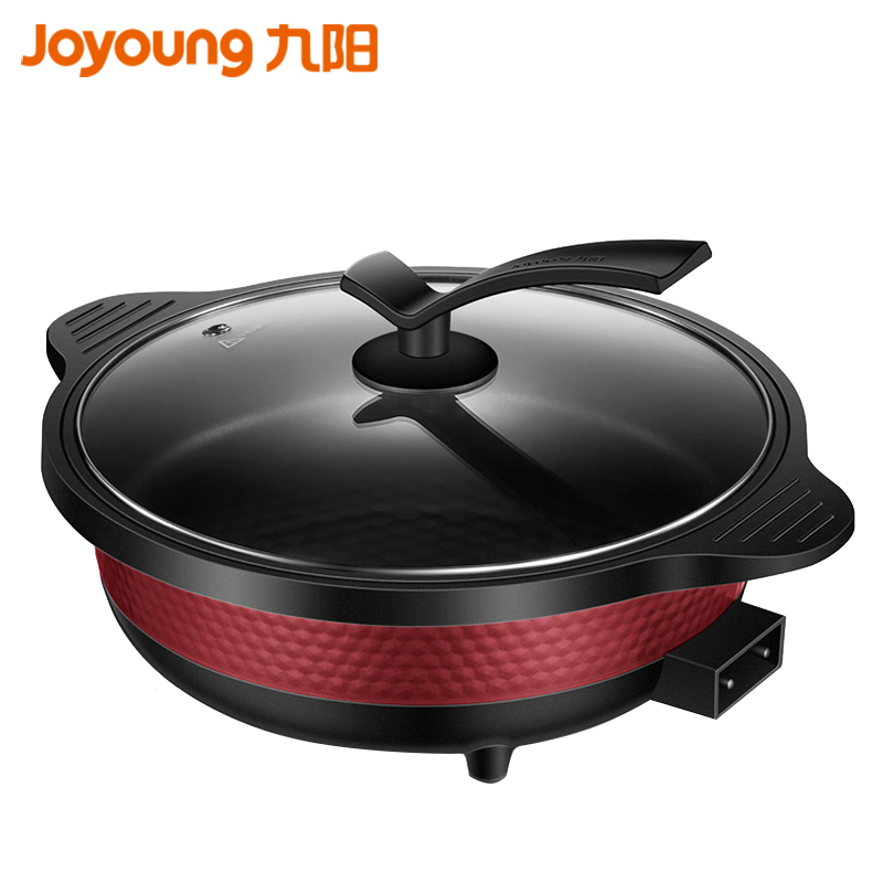 九阳(Joyoung)HG60-G6多功能电炒锅炒菜电热锅煎锅烤锅 自动断电 支持温度调节大容量电火锅6L4-6