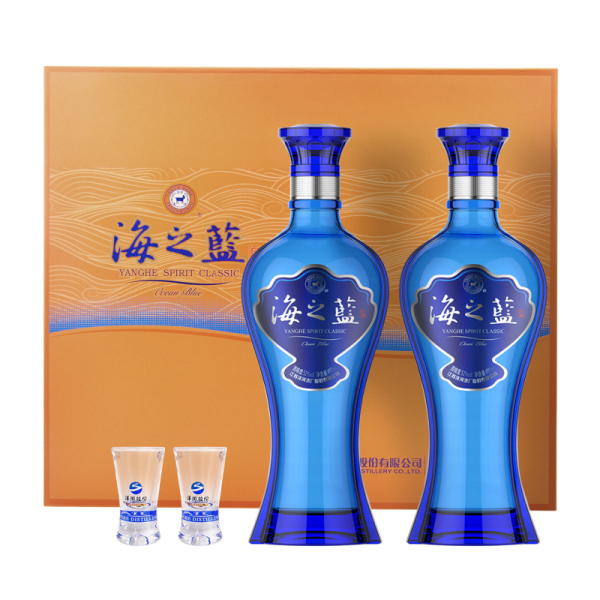 洋河蓝色经典52度海之蓝绵柔型480ml 2瓶礼盒装双重优惠折后 2 6 食品酒饮 优惠 大白菜打折啦 购物优惠信息