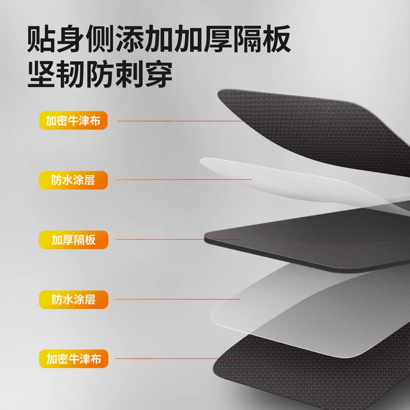 得力 工具小腰包(黑) 26x12cm 一个·高清大图