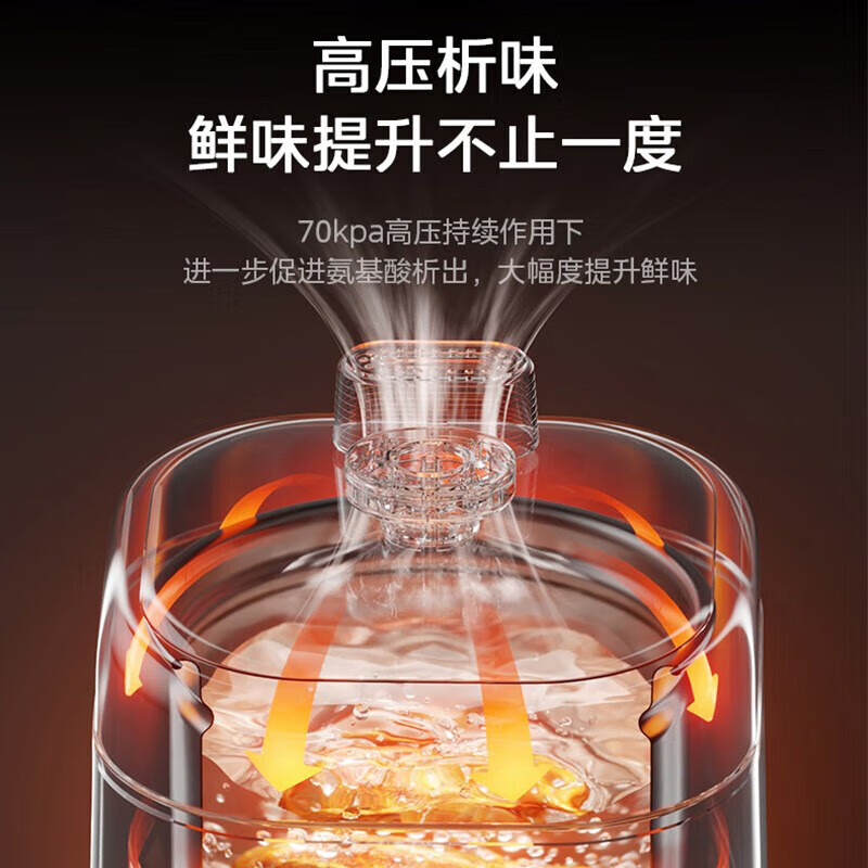 美的(Midea)电压力锅家用5L深汤70kPa预约定时电锅特色开盖煮压力锅提鲜去腥无水焗薄盐汤一锅双胆高压锅C555高清大图