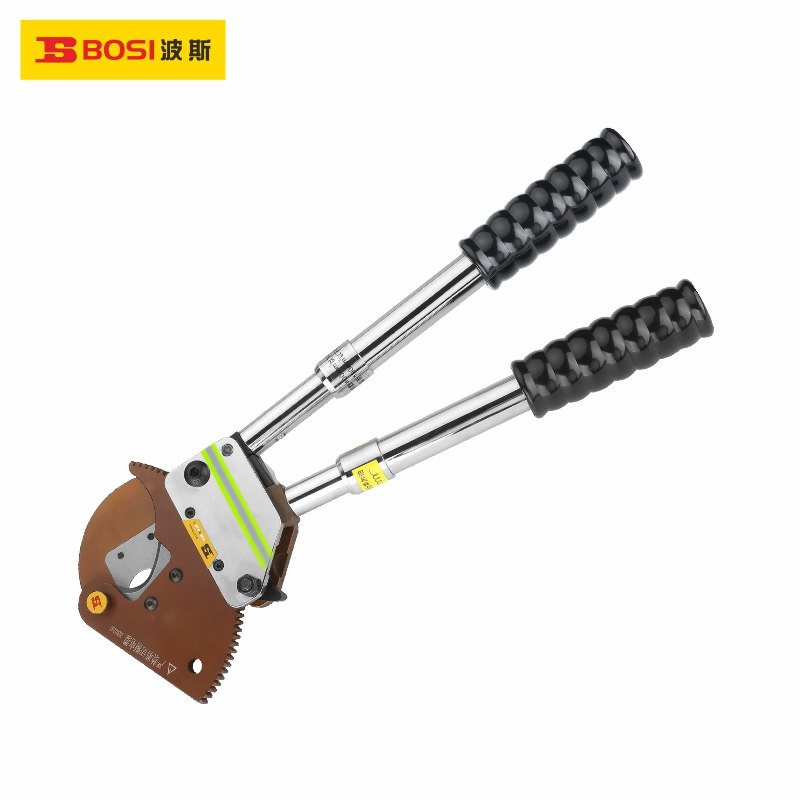 波斯(BOSI) 荧光系列钢绞线线缆剪 410-580mm 把高清大图