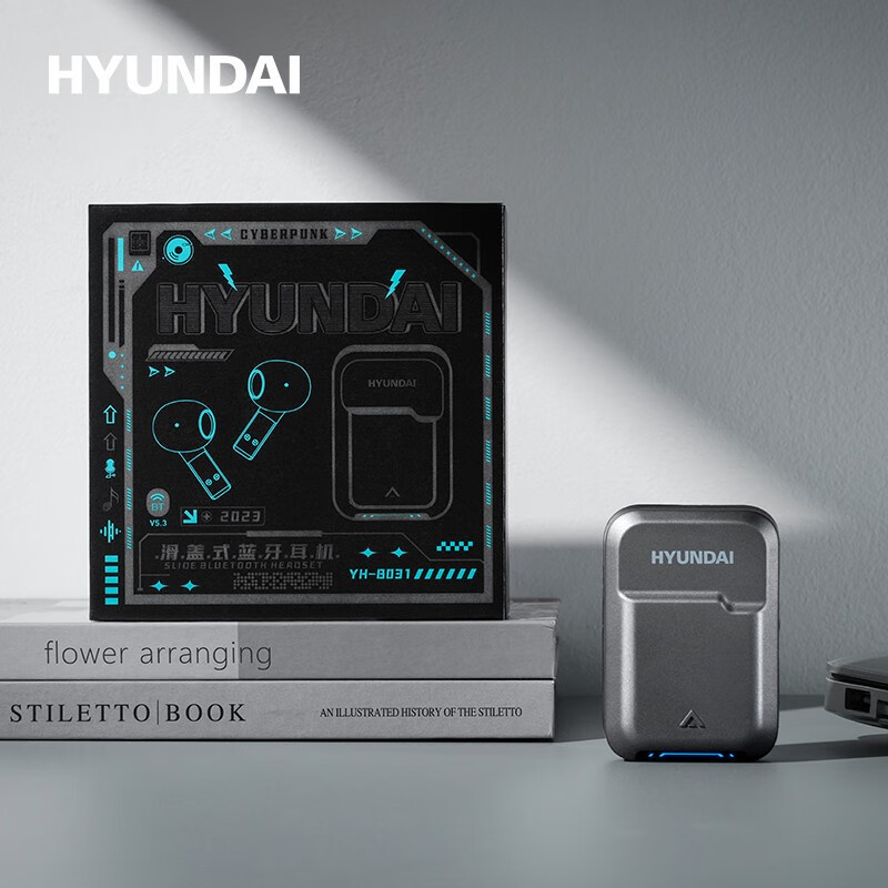 现代 滑盖式蓝牙耳机 入耳式无线耳机 YH-B031高清大图