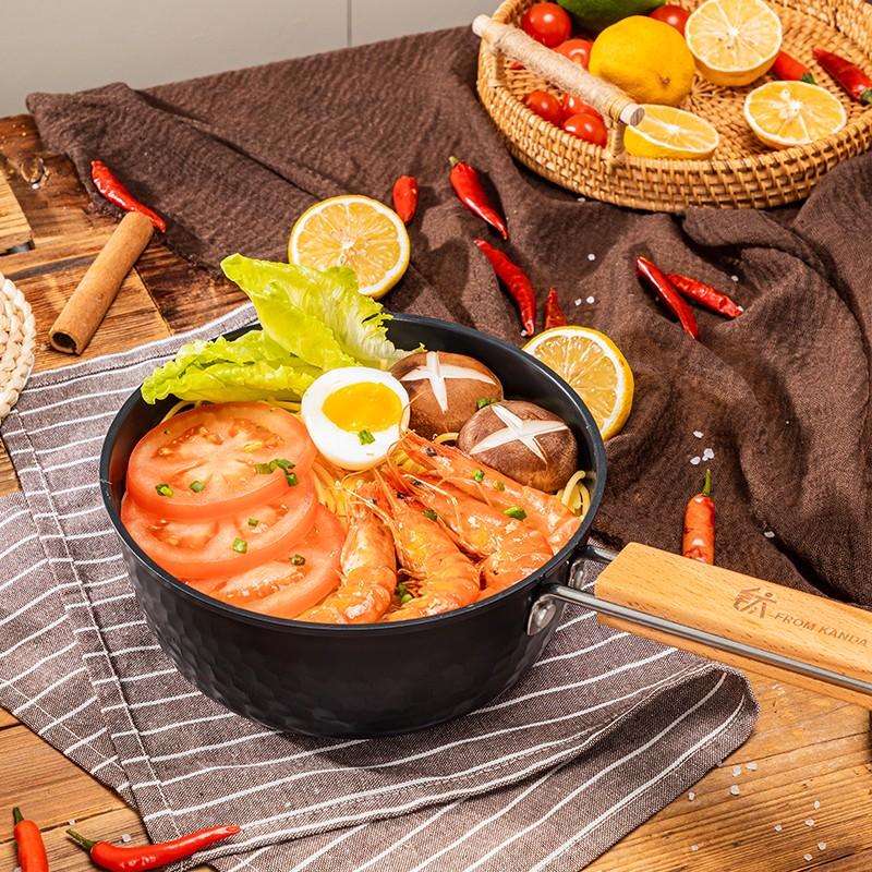 神田KANDA臻钛系列钛合金不粘奶锅18cm高清大图