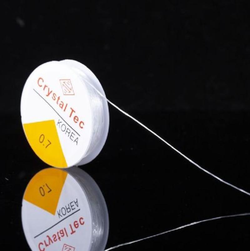 穿珠子弹力线文玩手串线绳串珠绳耐磨高端手链绳金刚绳- -- -【透明】- -15米- -- -0.5mm- -- -1卷