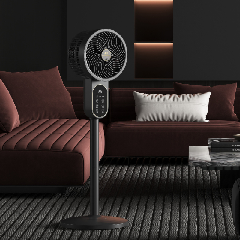 3D季风空气循环扇线下专柜遥控触屏款 RH-236-W星空灰高清大图