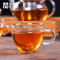 言艺 玻璃功夫茶具套装8件套 茶壶茶海茶杯整套 不含茶盘 钢漏茶壶配花茶杯