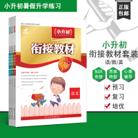 小升初衔接教材 必刷题人教版暑假衔接 六升七暑假作业练习册题资料包 语文数学英语专项训练题 6六年级下册小学升初中试卷总