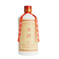 【珍酒官方授权】珍酒53度藏品500ml单瓶酱香型固态纯粮白酒坤沙酒高度白酒纯粮酿造亲民口粮酒传承酱香经典之作